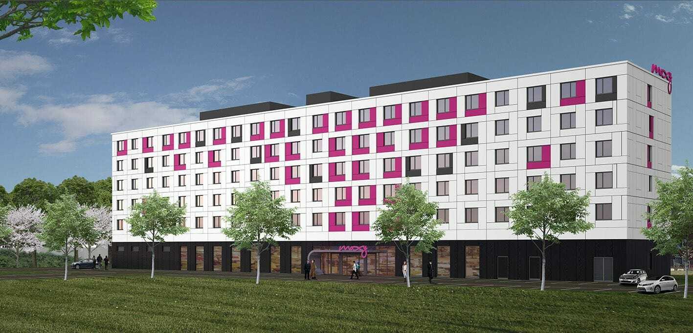 Moxy Frankfurt Airport Kelsterbach Hotel Exterior photo