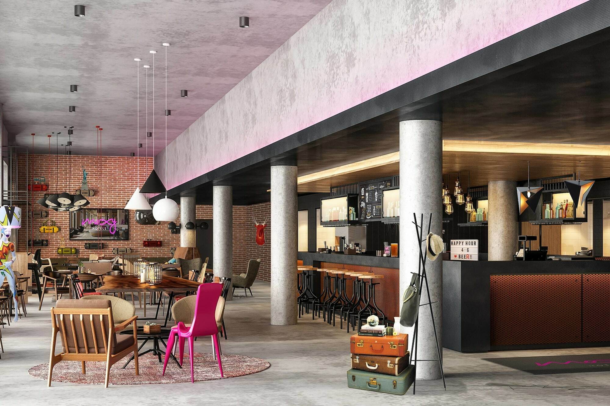 Moxy Frankfurt Airport Kelsterbach Hotel Exterior photo